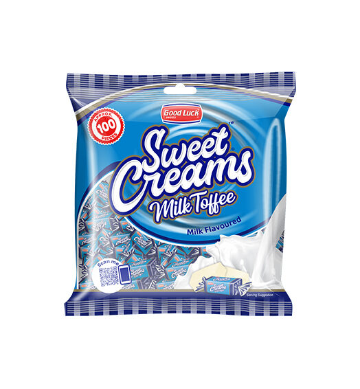 SWEET CREAM MILK TOFFEE 100PCS