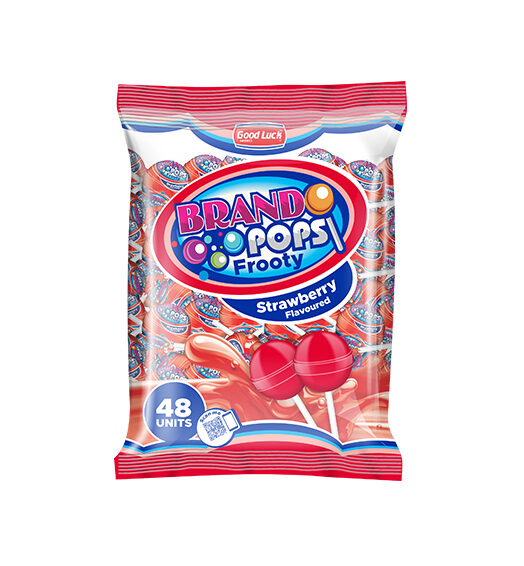 BRANDO POP STRAWBERRY FLAVOUR 48s
