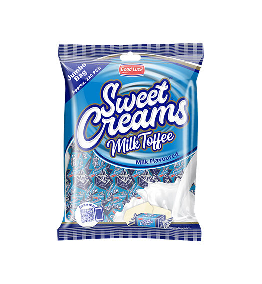 SWEET CREAMS MILK TOFFEE Jumbo Bag 220PCS