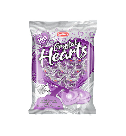 CRYSTAL HEART WILD GRAPE  180s